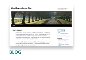 About Psychotherapy Blog